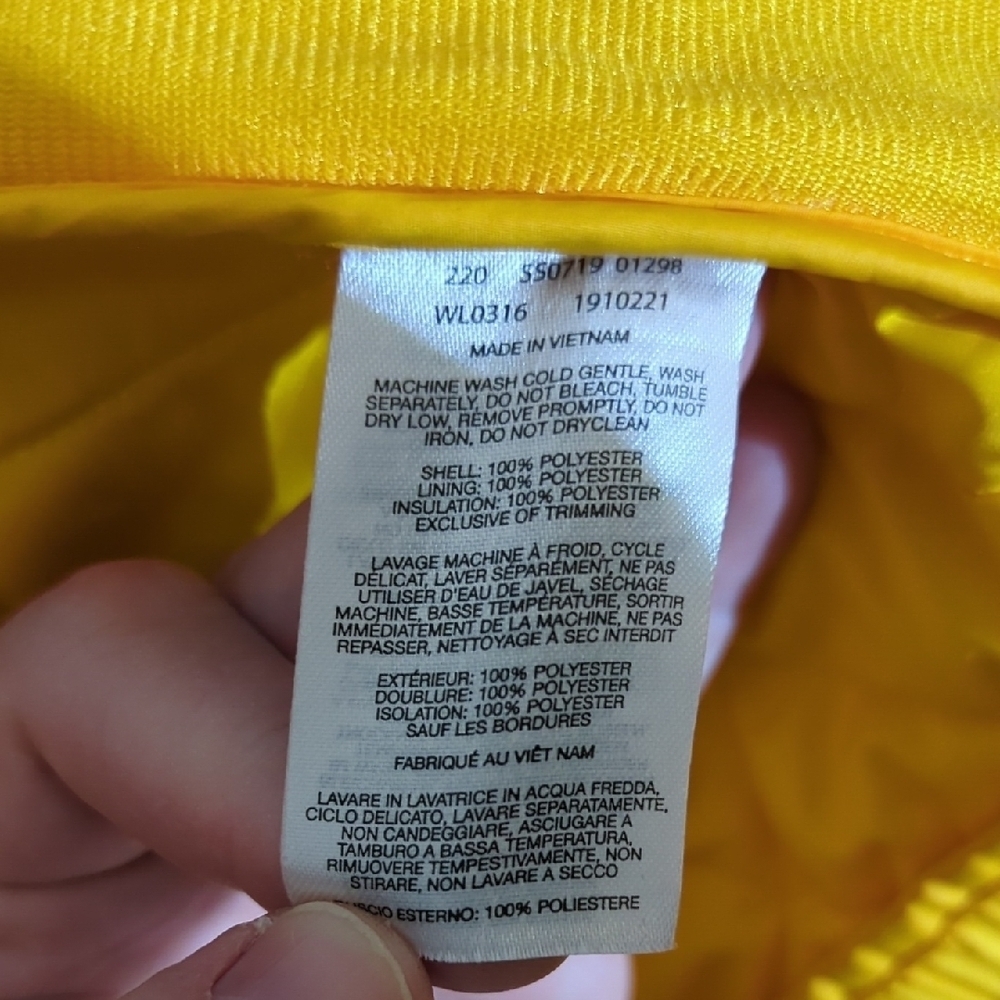 Columbia Sunny Yellow Winter Insulated Bomber Jacket - Picture 5 of 12